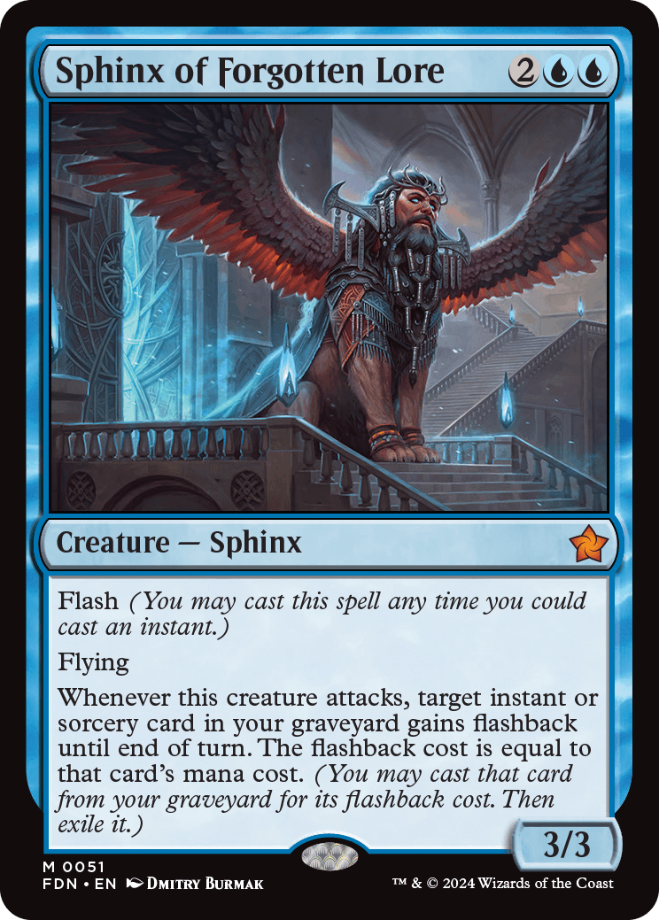 Sphinx of Forgotten Lore | Foundations | Standard | Card Kingdom