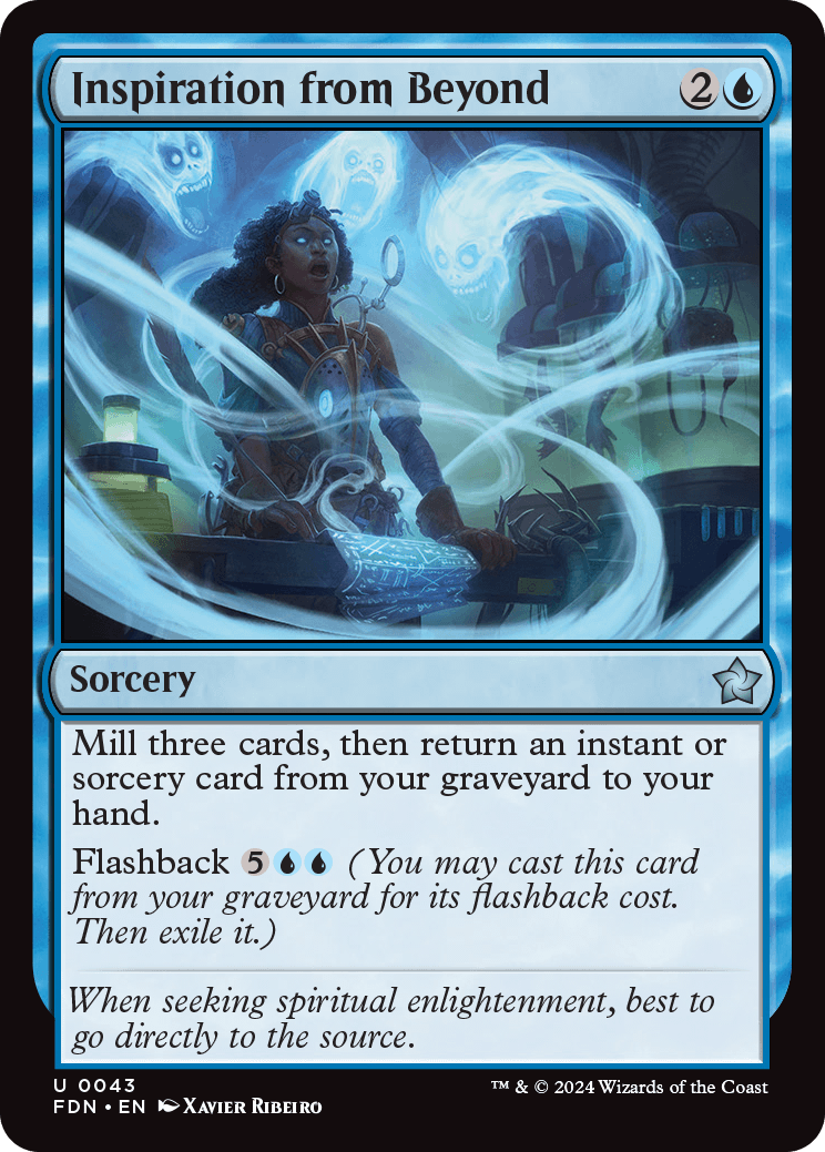 Inspiration from Beyond | Foundations | Standard | Card Kingdom