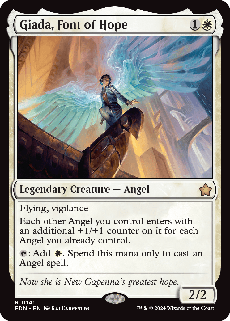 Giada, Font of Hope | Foundations Foil | Standard | Card Kingdom