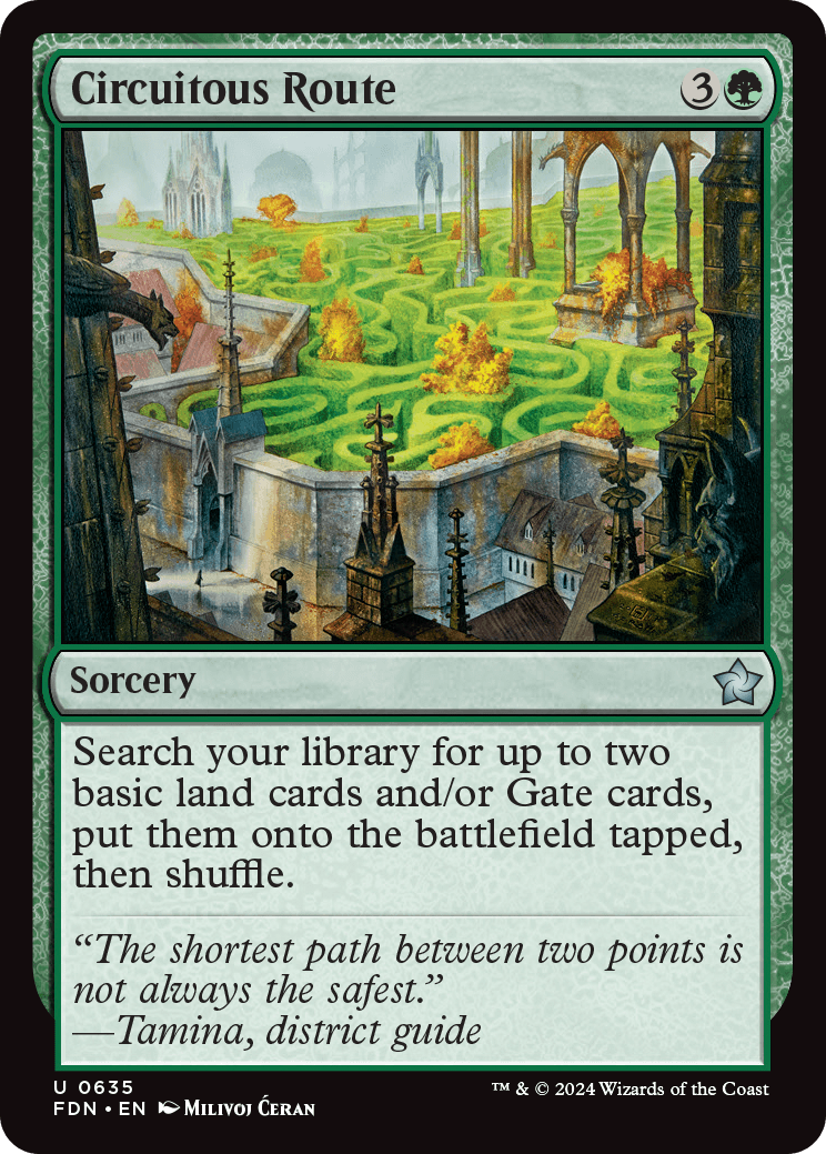 Maze's End | Foundations Foil | Standard | Card Kingdom