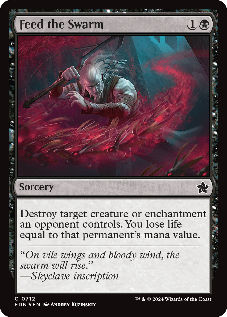 Feed the Swarm | Foundations Foil | Standard | Card Kingdom