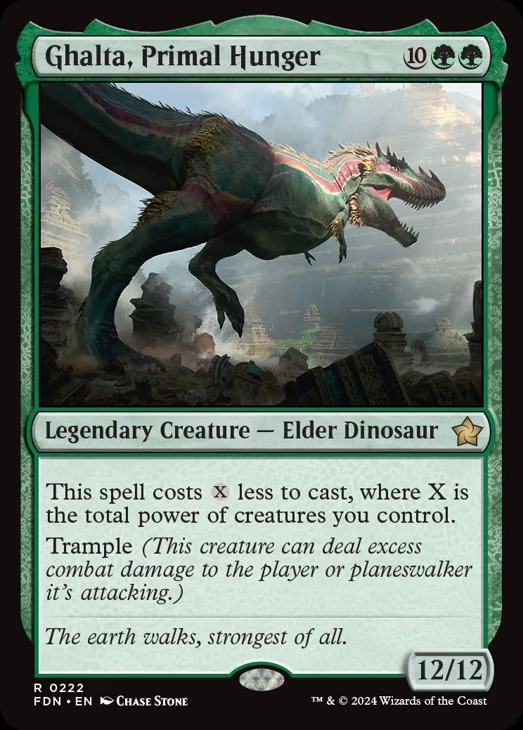Ghalta, Primal Hunger | Foundations Foil | Standard | Card Kingdom