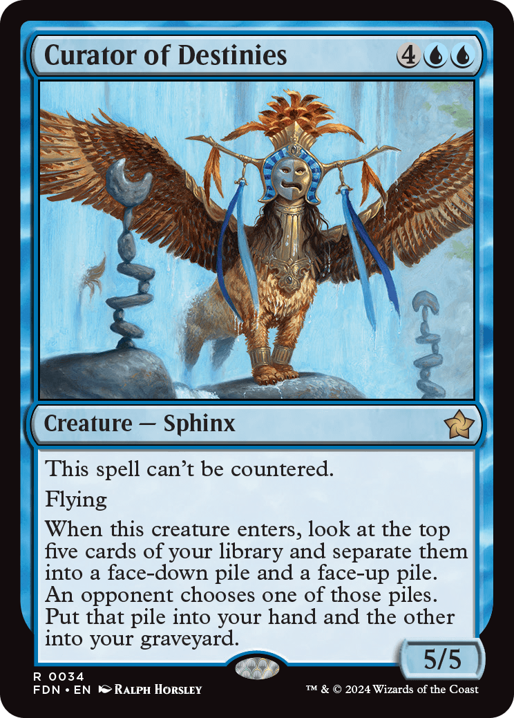 mtg foundations card kingdom Curator of Destinies | Foundations | Standard