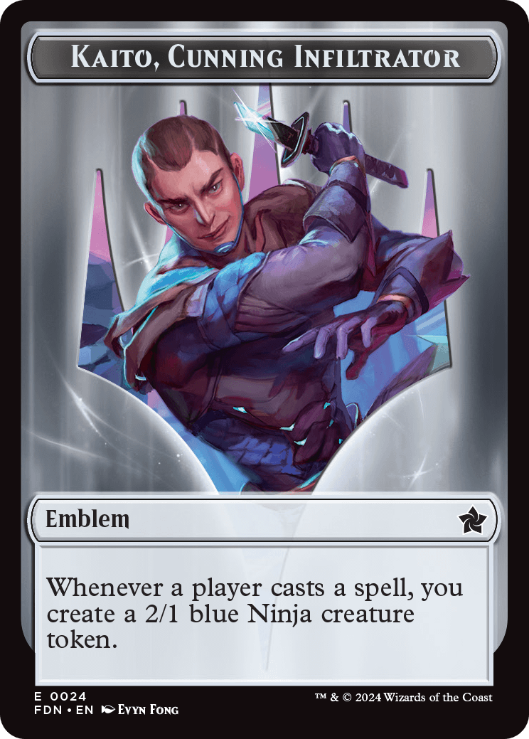Kaito, Cunning Infiltrator Emblem | Foundations Foil | Standard | Card  Kingdom