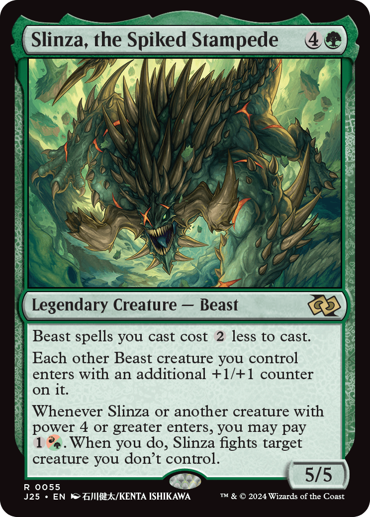 Slinza, the Spiked Stampede | Foundations Jumpstart | Card Kingdom