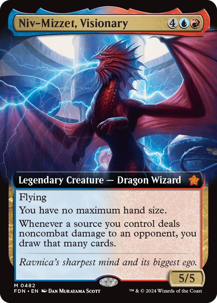 Niv-Mizzet, Visionary | Foundations Variants Foil | Standard