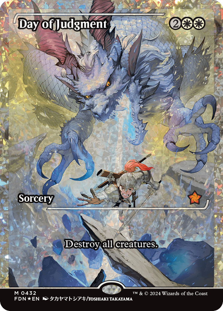 審判の日フラクチャーfoil日本語　ファウンデーションズ 審判の日フラクチャーfoil日本語 ファウンデーションズ 日