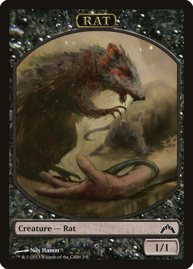 mtg energy counter cards Rat Token [Shadowmoor Tokens] Token Creature  Rat Rarity Rat // Copy Double-Sided Token