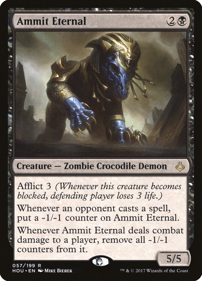 mtg cards with afflict Magic The Gathering - Mint / near mint condition trading card Ammit Eternal | Hour of