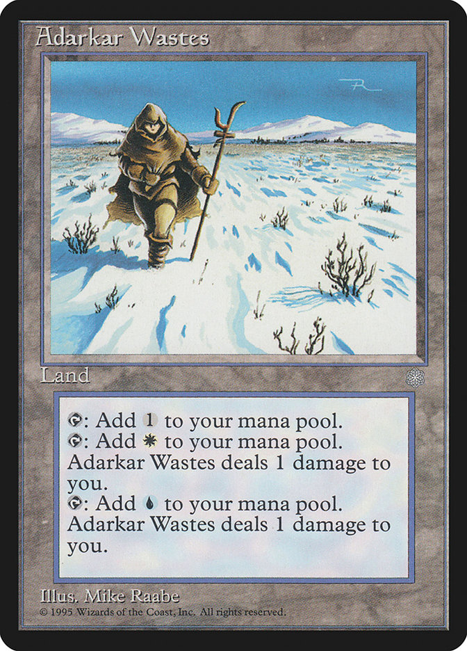 アダーカー荒原/Adarkar Wastes ICE 4枚セット MTG Adarkar Wastes | Ice Age | Card Kingdom