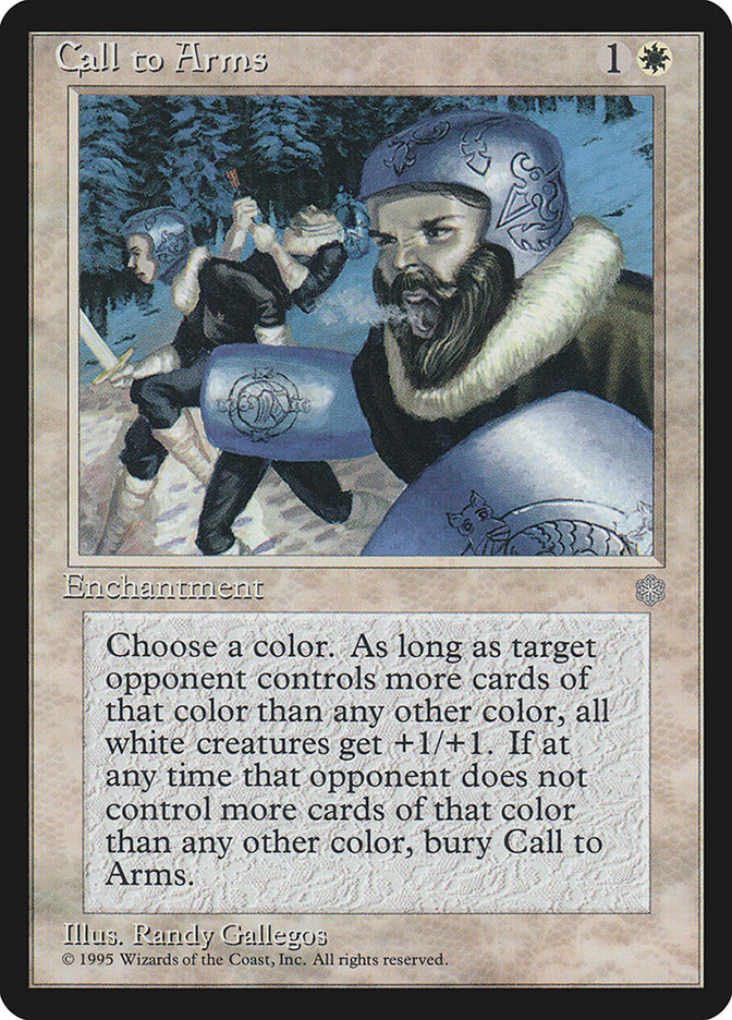 ice age mtg cards Call to Arms | Ice Age