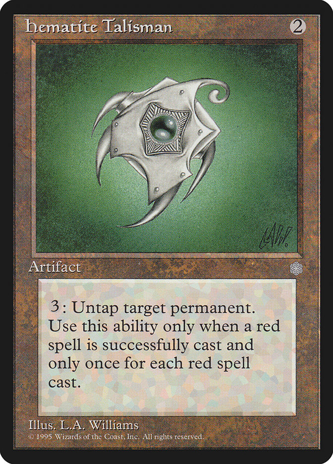 MTG アーティストプルーフ Lapis Lazuli Talisman Lapis Lazuli Talisman Ice Age Regular for sale online | eBay