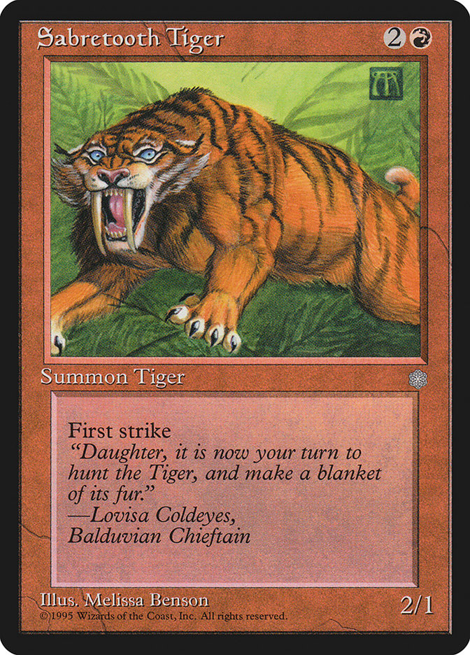 Sabretooth Tiger | Ice Age | Card Kingdom