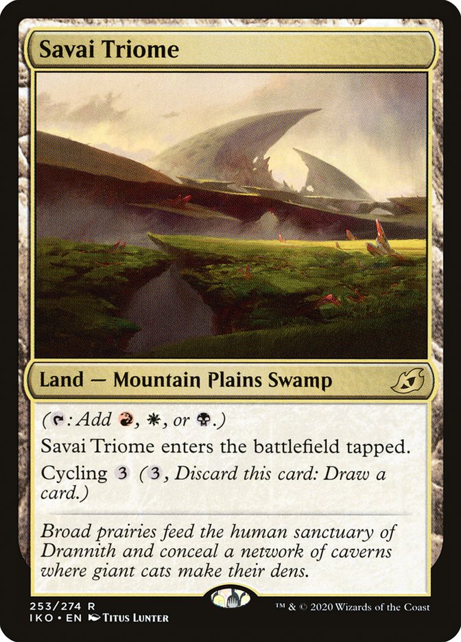 Savai Triome | Ikoria: Lair of Behemoths Foil | Modern | Card Kingdom