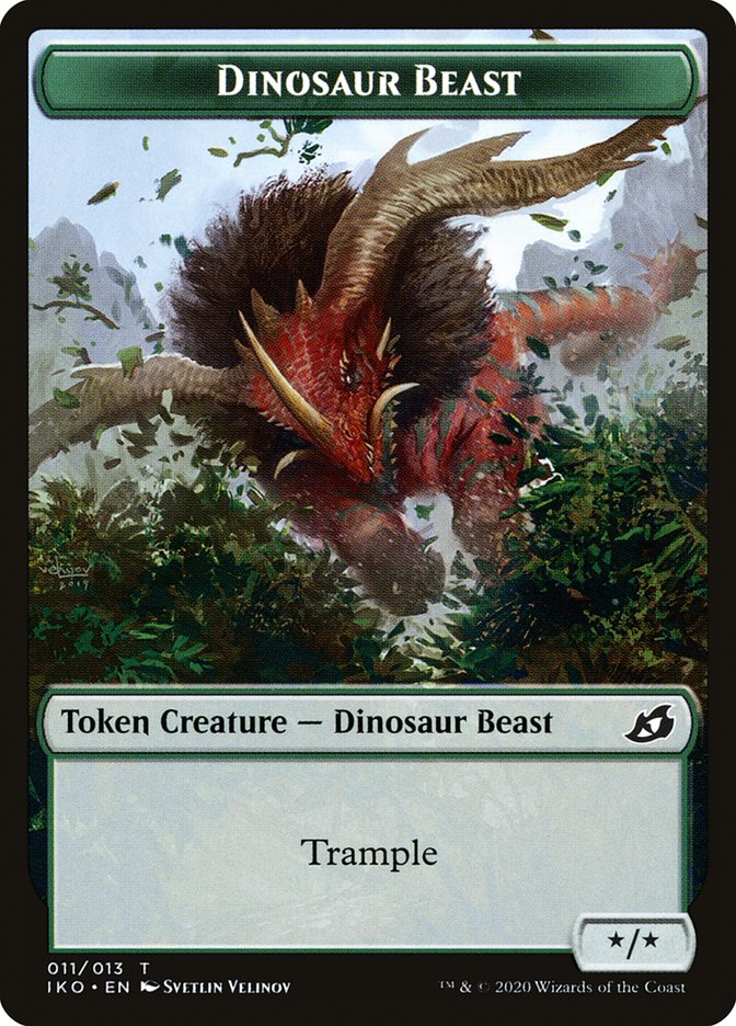 Dinosaur Beast Token | Ikoria: Lair of Behemoths | Modern | Card Kingdom