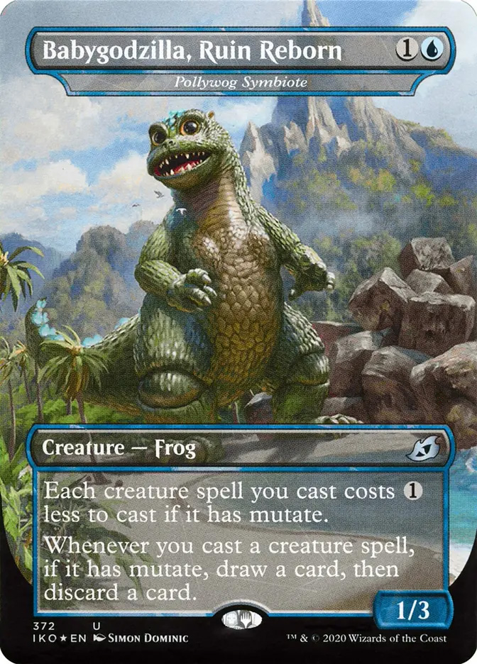 rodan mtg card Rodan, Titan of Winged Fury - Vadrok, Apex of Thunder #383 NM Ikoria Magic first strikeWhenever this creature mutates Rodan, Titan of Winged Fury
