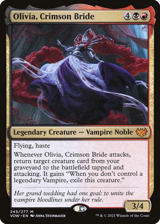 Mtg Innistrad: Crimson Vow Olivia, Crimson Bride
