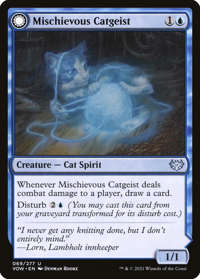 Mischievous Catgeist | Innistrad: Crimson Vow | Standard | Card Kingdom