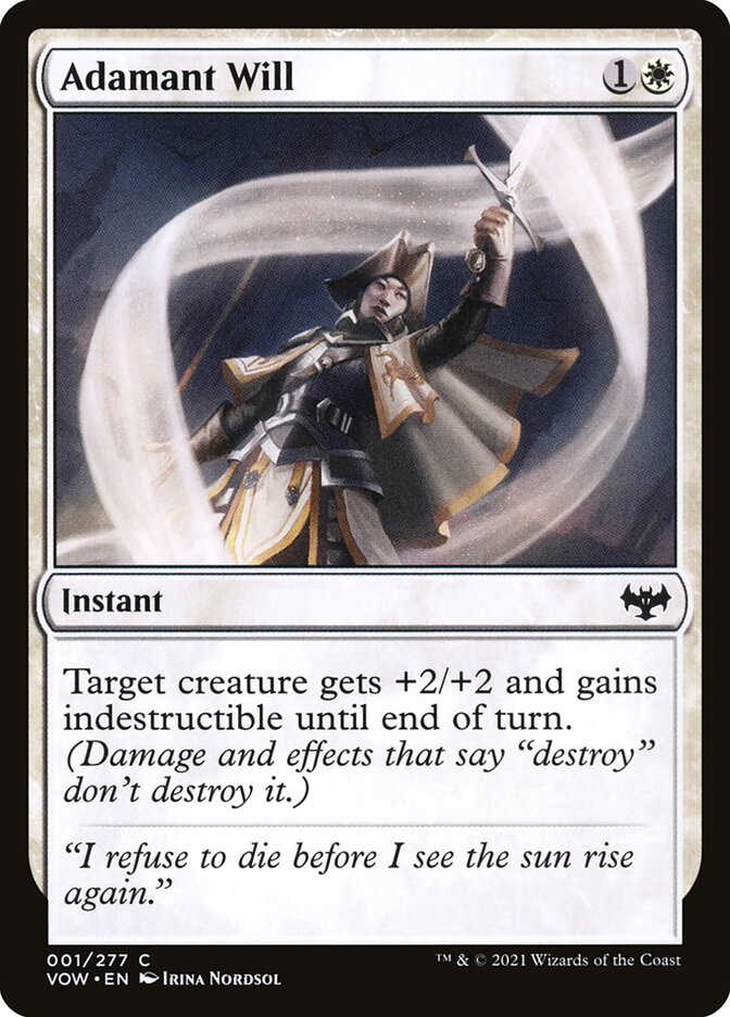 mtg adamant cards Will Print #(Damage and effects that say destroy dont destroy it.) # Search Results