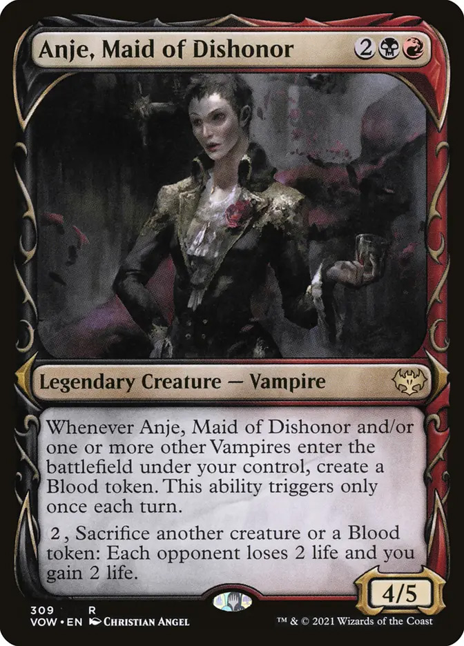 olivia crimson bride mtg commander deck Waifu Olivia, #01 Foil 3/4 Illustrated by Xiaobotong. Mtg Innistrad: Crimson Vow Olivia,