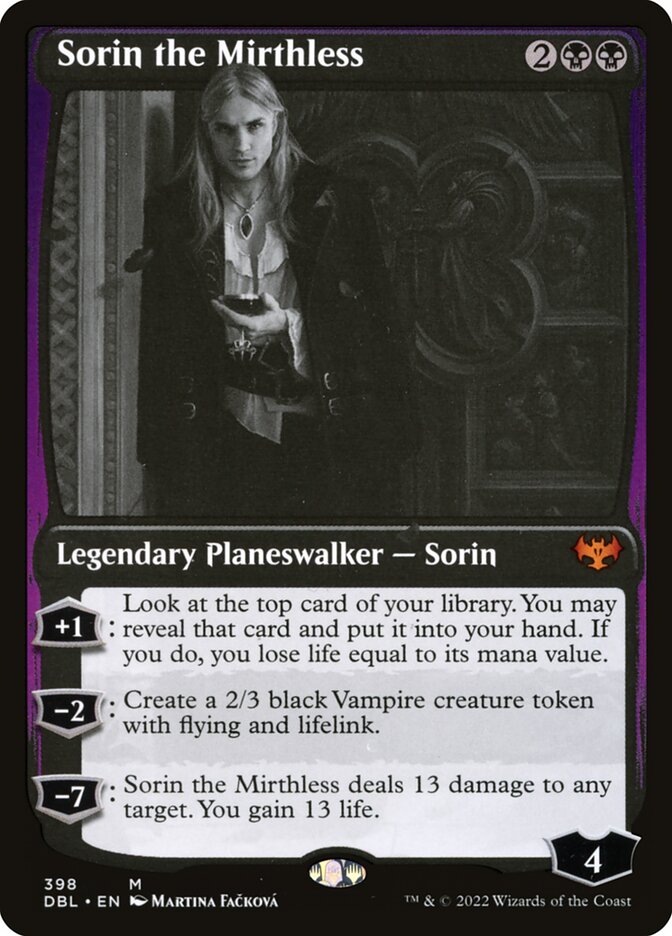 Sorin the Mirthless | Innistrad: Double Feature Foil | Standard | Card  Kingdom