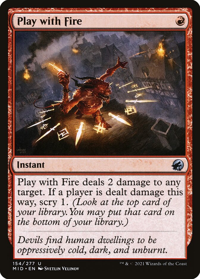 Play with Fire | Innistrad: Midnight Hunt | Standard | Card Kingdom