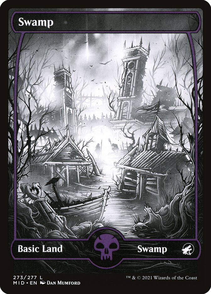 playing card protector sleeves Innistrad: Midnight Hunt Graveyard Glutton Standard Deck Protector Sleeves  (100ct) for Magic: The Gathering