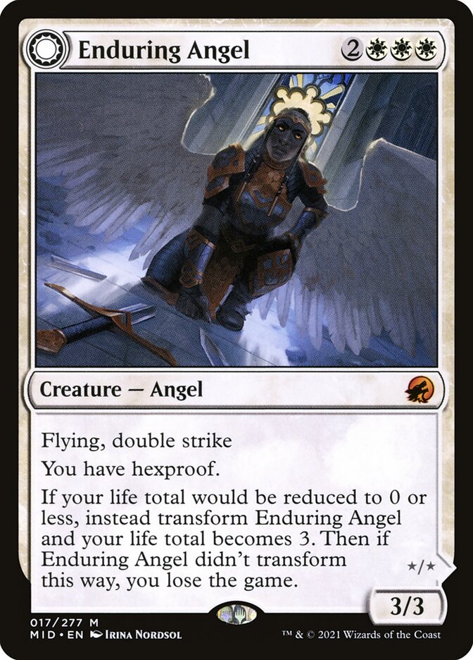 Enduring Angel | Innistrad: Midnight Hunt Foil | Standard | Card Kingdom