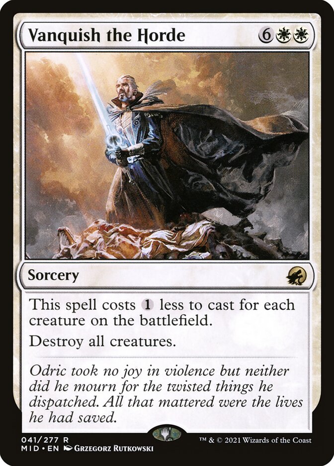 Vanquish the Horde | Innistrad: Midnight Hunt Foil | Standard