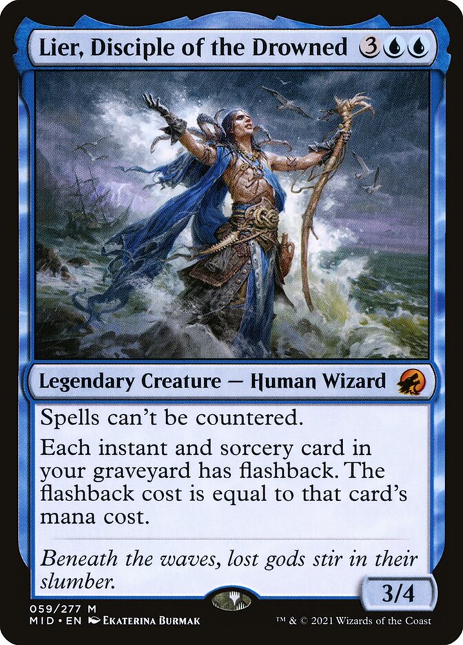 Lier, Disciple of the Drowned | Innistrad: Midnight Hunt Foil | Standard |  Card Kingdom