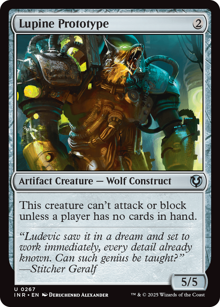 MtG Innistrad Remastered Uncommon Lupine Prototype #267