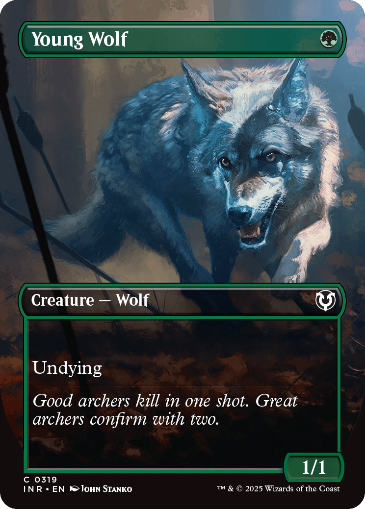 mtg green wolf cards Tolsimir, Friend to Wolves