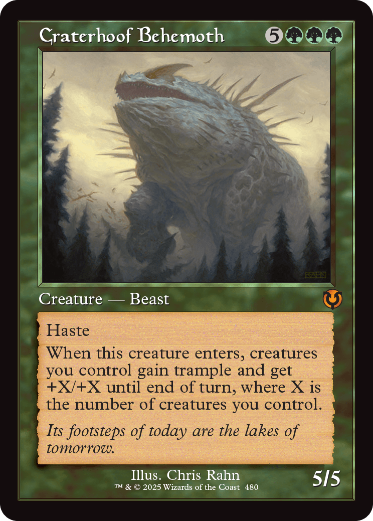 Craterhoof Behemoth | Innistrad Remastered Variants | Card Kingdom