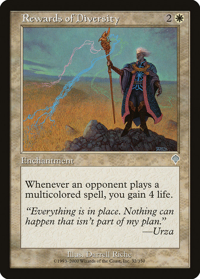多様性の報酬 Rewards of Diversity MTG Foil Rewards of Diversity | Invasion Foil | Card Kingdom
