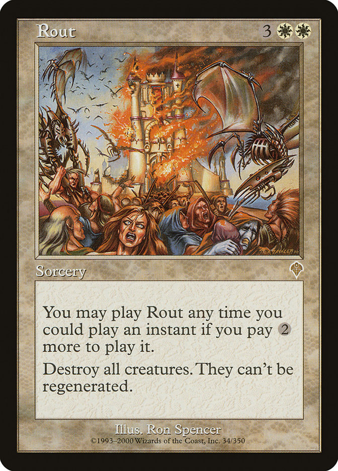 Rout | Invasion Foil | Card Kingdom