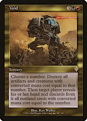 mtg all invasion cards of Alara exile it Void | Invasion | Card