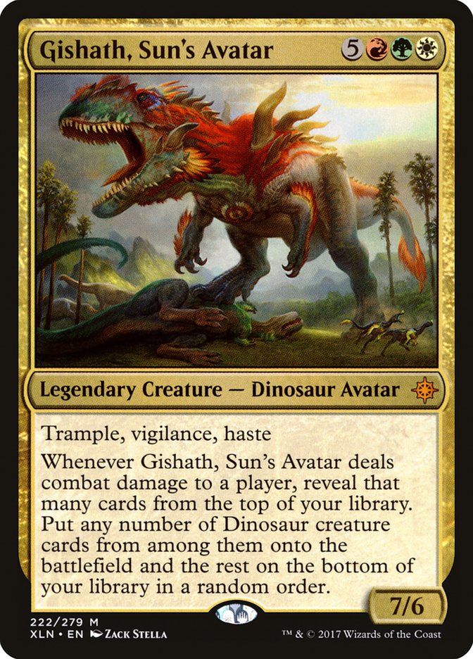 mtg gishath commander deck Gishath, Sun's Avatar main image 0