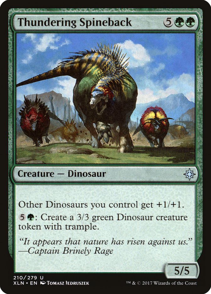 Thundering Spineback | Ixalan | Modern | Card Kingdom