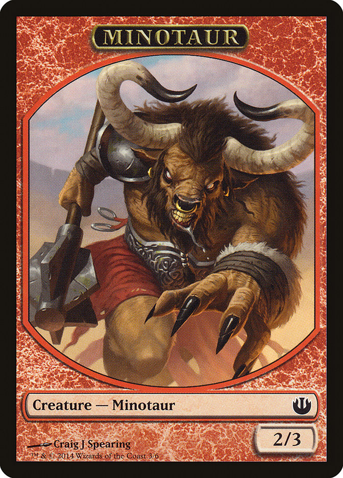 minotaur cards mtg Target (Ice Art) [Unstable] Cumulative upkeep—Flip a coin Magic the Gathering [001] LIMITED
