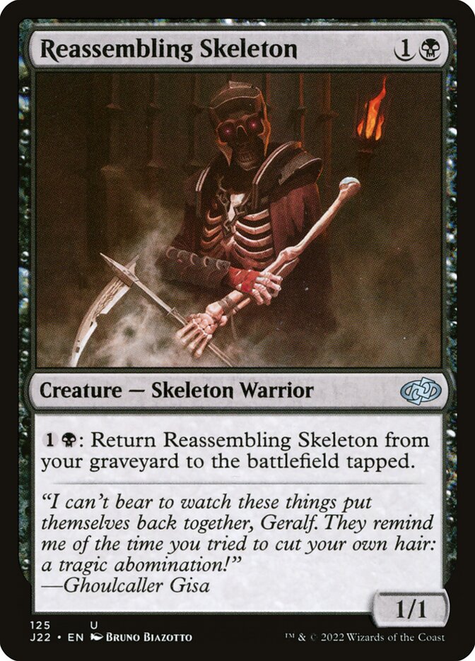 mtg cards like reassembling skeleton Reassembling Skeleton | Jumpstart 2022