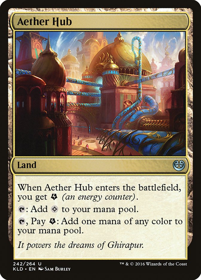 aetherhub mtg card Playmat - Trading Games This is of Uncommon rarity Aether Hub | Kaladesh Foil