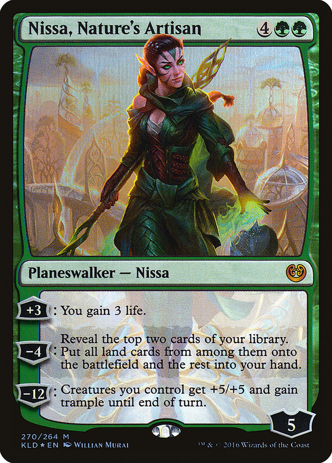 mtg all kaladesh cards Nissa, Nature's Artisan [Kaladesh]