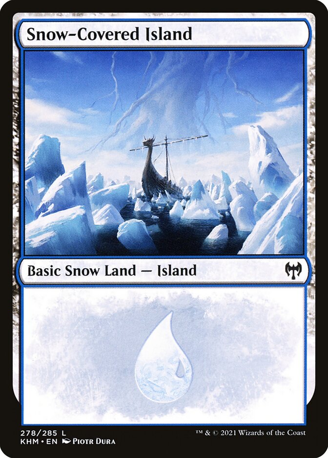 Snow-Covered Island | Kaldheim | Pioneer | Card Kingdom