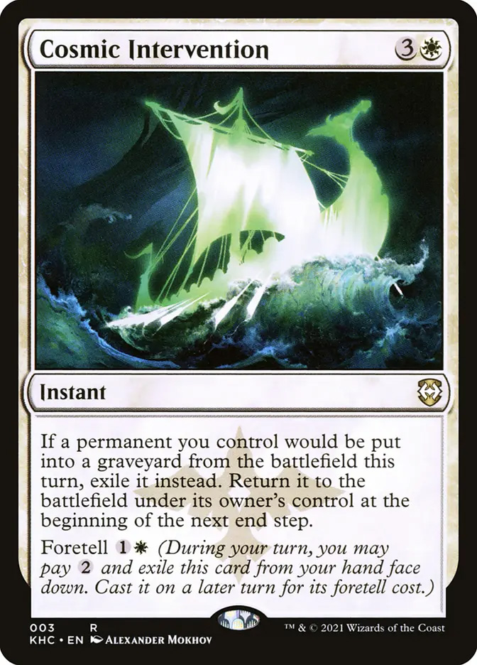 mtg kaldheim commander deck Magic: The Gathering: Cosmic Intervention | Kaldheim Commander