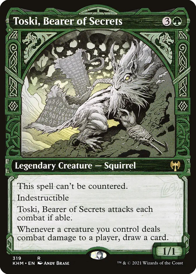 kaldheim rare cards MTG / Variants Flash First strike MtG Kaldheim Rare Toski, Bearer
