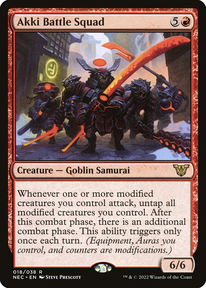 Akki Battle Squad | Kamigawa: Neon Dynasty Commander Decks | Commander |  Card Kingdom