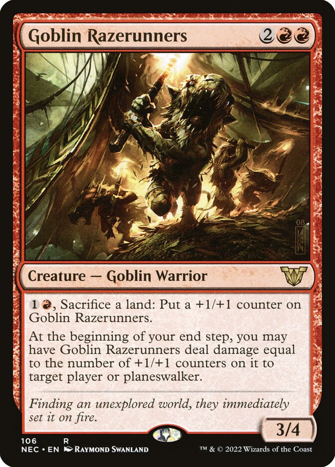 Goblin Razerunners | Kamigawa: Neon Dynasty Commander Decks | Commander |  Card Kingdom