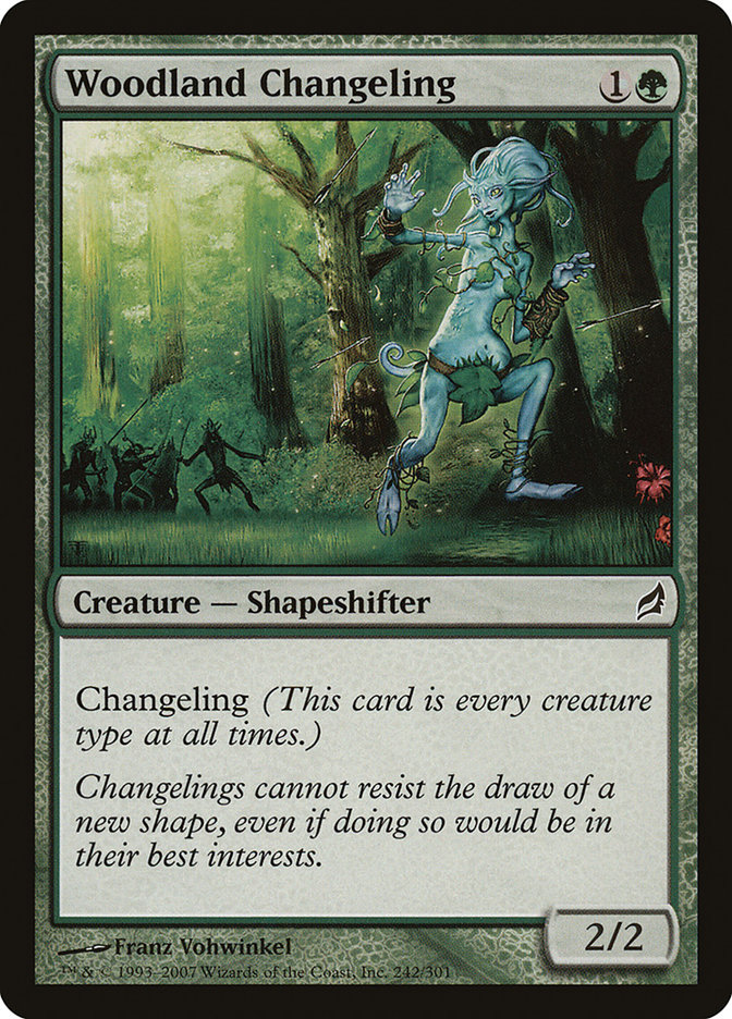 Magic the Gathering [065] LORWYN Single Card - 242/301 : Woodland Changeling