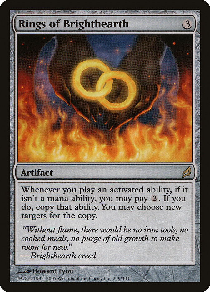 Rings of Brighthearth | Lorwyn Foil | Modern | Card Kingdom