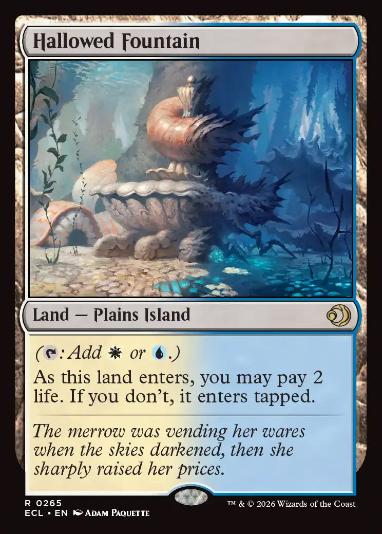 神聖なる泉 Hallowed Fountain （Foil） Hallowed Fountain | Unfinity Variants Foil | Card Kingdom